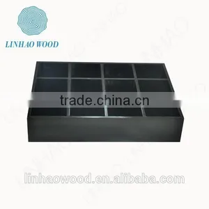 Modern Disign Painted Wooden Compartments Tea Packaging Box thumbnail-6