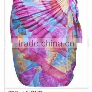 Cotton Printed Wrap Skirts thumbnail-1
