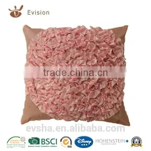 Pillow Pretty Flower Design Cushion on Surface With Ribbon for Sofa and Bedding Room thumbnail-1