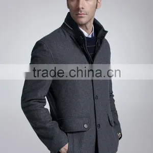 Wool High Quality Winter Warm Men Coat Made to Measure Overcoat. BCL036 thumbnail-3
