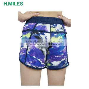 Custom Quick-drying Sublimation Printed Yoga Shorts Women thumbnail-3