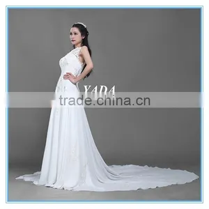 2016 Fashion Cotton Ladies Knitwear Long Vest Wedding Dress thumbnail-6