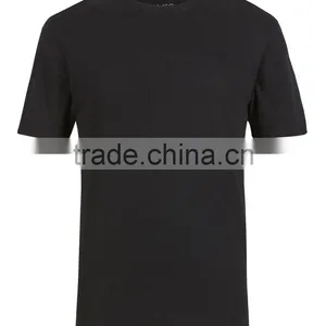 Soft Touch Black Plain t Shirt Men thumbnail-4