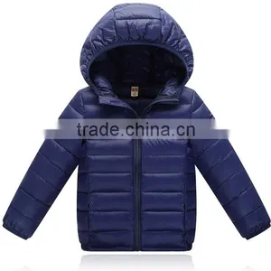 Factory! Custom Cheap but Quality Children Winter Jacket/design Kids Quilted Down Feather Jacket thumbnail-6