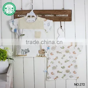 100% Cotton Summer Custom Cartoon Printing Newborn Baby T-shirt Clothes thumbnail-2