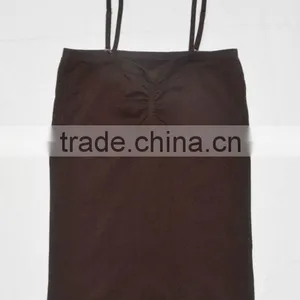 2013 Yiwu Factory Directly Clothing Wholesale Top Selling Products Women's Seamless Corset Nylon Yarn Tank Top thumbnail-1