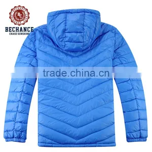 Product Feature Windproof Product Style Light Down Jacket Plus Size Contrast Red Zipper Men Duck Down Jackets for Winters thumbnail-3
