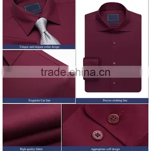 Fancy Mens Shirts Of 65 Polyester 35 Cotton Shirt thumbnail-1