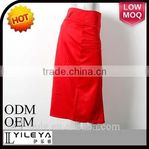 YILEYA New Design High Waist Narrow Black Pencil Skirt thumbnail-1