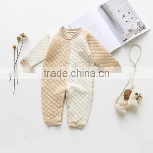 Spring Style Good Quality Soft Cotton Organic Baby Onesie thumbnail-2