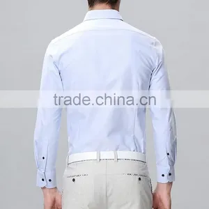 Long Sleeve Fancy Dress Shirts for Men Official Shirts for Men thumbnail-2