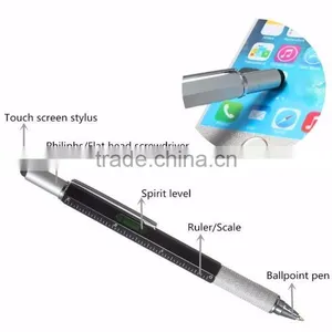 6-in-1 Multi-Functional Ball Pen ,can Customize the Logo thumbnail-1