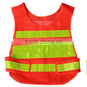 High Visiblity Wholesale Polyester Summer Reflective Safety Vest thumbnail-3