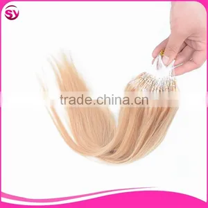 Hot Sale Brazilian Straight Micro Ring Hair Invisible Nano Ring Hair Extensions thumbnail-1