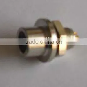 M8 Female Panel Solder Type Rear Mounting Waterproof Connector thumbnail-1