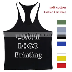 Wholesale-Custom Gym Tank Top Men Singlet Muscle Shirt Fitness Sleeveless thumbnail-1