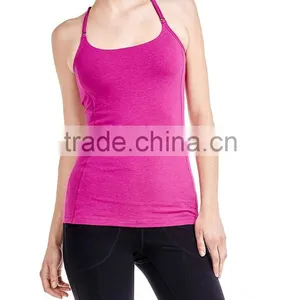 Nylon Spandex Custom Dri Fit Running Brazilian Sports Tank Top Women's Singlets thumbnail-1