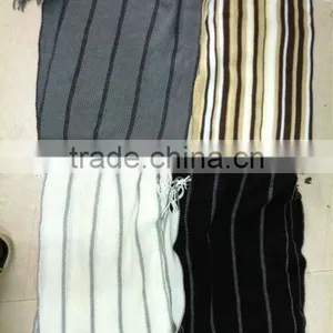 Man's Knitted Scarf Winter Warm Stripe Scarf thumbnail-1