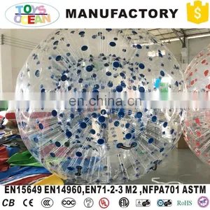 Super Quality Colorful Inflatable Human Size Zorb Ball With EN15649 thumbnail-1