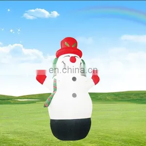 New Year Christmas Holiday Customized Advertising Model Christmas Decorations Inflatable Snow Man for Sale thumbnail-1