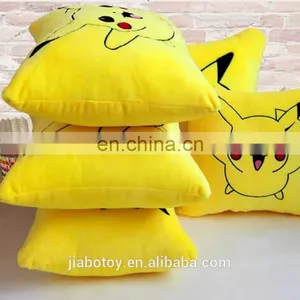 Hot Sale High Quality Cartoon Pikachu Pillow Promotional Custom Pikachu Mascot Stuffed Plush Toy Design thumbnail-3
