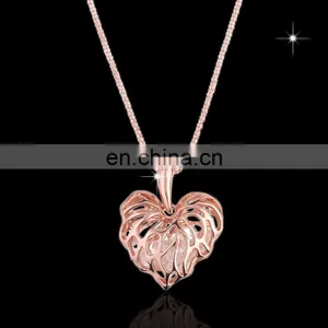 Promotional Wholesale Custom Crystal Diamond Rhinestone 2014 Fashion Heart Shape Pendant Choker Necklace Jewelry MCB-0028 thumbnail-1