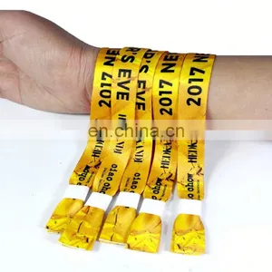Custom Logo Fabric Wristbands With Clik Clips for Sublimation or Vinyl Print thumbnail-2