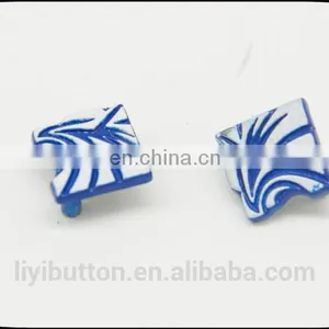 Colorful Custom Metal Label With Antique Painted Color Metal Logo Plate for Jeans thumbnail-6