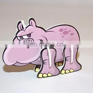 2014 Hot Sell Animal 3D Paper Puzzle Foam Puzzle Hippo Shape 3D Puzzle thumbnail-1