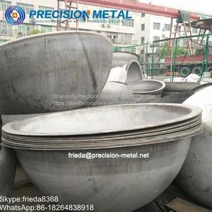 Chemical Steel Pipe End Cover Reasonable Price Steel Hemisphere Hemispherical Head thumbnail-1