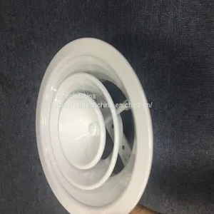 Round Ceiling Diffuser Vent With Damper Hvac System thumbnail-1