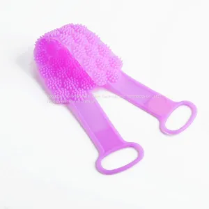 Long Silicone Bath Body Brush, Exfoliating Long Silicone Body Back Skin Scrubber, Easy to Clean thumbnail-2