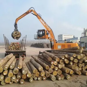 40 Ton Hydraulic Wheel Excavator With Grapple/Log Grab/wood Grapple/ thumbnail-1