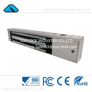 12V Electric Magnetic Lock 280kg 600lbs Holding Force With Time Delay LED Light thumbnail-2
