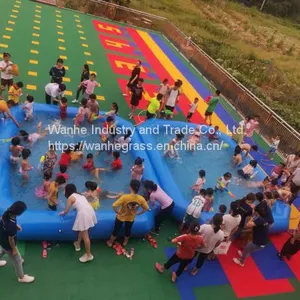 Outdoor Interlocking Plastic Floor Tiles for Sports Court thumbnail-2
