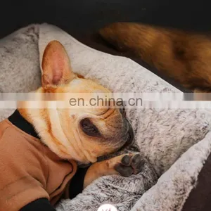 Durable Pet Bed Machine Washable Medium Dog Bed Comfortable Plush Puppy Pet Sofa thumbnail-5