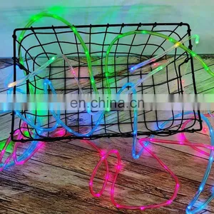 Hot Sales Holiday Decorative 2M Transparent Tube 20L Copper Wire String Lights For Outdoor Decoration thumbnail-1