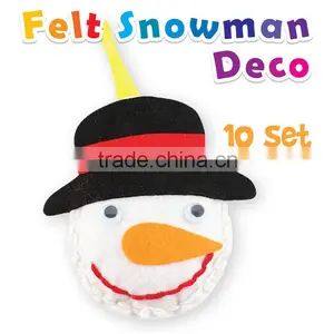 Felt Snowman Deco Hanger Pack of 10 thumbnail-1