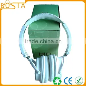 Music Stereo Hifi Pure White High End Headphone for Promotion Gift thumbnail-2
