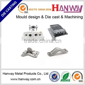 CNC Precision Machining for Wireless Panel Antenna Enclosure Heat Sink Aluminum Die Casting thumbnail-1
