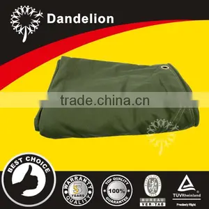 10x16ft Waterproof Heavy Duty Fire Resistant Tear Defiant With Grommet Cotton Polyester Canvas Tarp for Trailer Cover thumbnail-1