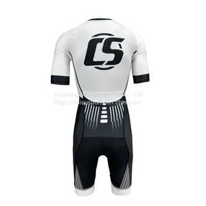 High Quality Track Skate Skin Suit Team Customized Custom Speed Skating Suit Skating Jersey Compression Soild Colors Inline Skating Suit Custom thumbnail-4
