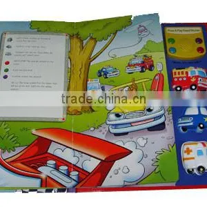Custom High Quality Funny Baby Sound Book,Children Music Book Printing Service thumbnail-1