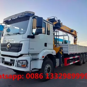 Customized SHACMAN Brand 6*4 LHD/RHD H3000 12T Telescopic Crane Boom Mounted on Cargo Truck for Sale, thumbnail-4