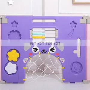 Indoor Portable Kids Play Plastic Fence Safety Baby Playpen thumbnail-5