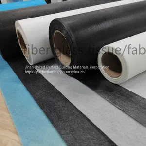 Glass Fiber Fleece100g Black Fiber Glass Tissue BGT Black Fiberglass Nonvon for Glass Wool Board thumbnail-2