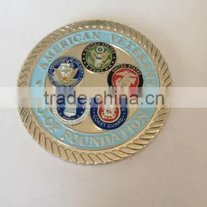 Metal Coin/American Veterans Coin/cheap Custom Coins thumbnail-1
