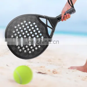 OEM EVA Paddle Racket High Quality Carbon Smooth Surface 3k Carbon Padel Racket thumbnail-1