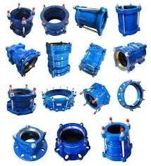 DN700 Ductile Iron Pipe Joints Dismantling Joint Rigid Type Flange Drilled to PN16 Dresser Coupling for PVC thumbnail-5
