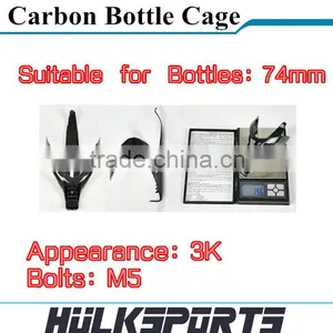 Cycling Bottle Cage Full Carbon Fiber Bottle Cage Wholesale Bicycle Bottle Cage Bike Water Bottle Cages Carbon 3K Bottle Cage thumbnail-1